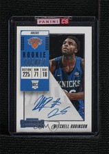 2018 Panini Contenders Rookie Ticket Variation Mitchell Robinson #129 Auto 5l1