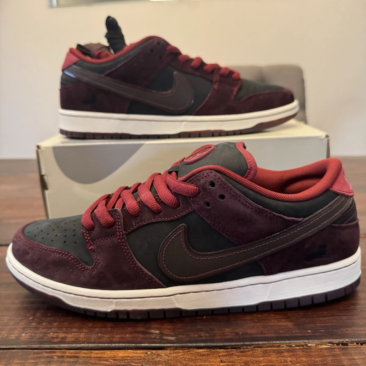 Las mejores ofertas en Nike Dunk Low Dark Team Red Black | eBay