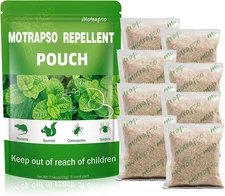 12 Pack Vamoose Natural Rodent Pest Control Repellent Pouch Peppermint Oil