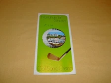 Hostal De La Gavina Golf Santa Cristina S'Agaro' Costa Brava Flyer Leaflet