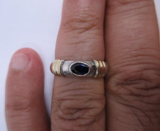 14K Gold Silver Ring