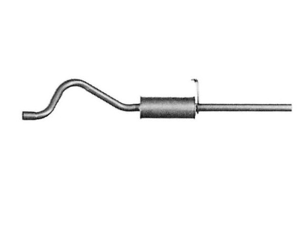 Imasaf ESD Auspuff Endtopf + Anbauteile für Ford Escort Van 1.1 1981-1983-image
