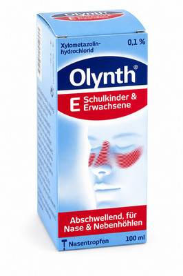Olynth 0,1% 100ml verstopfte Nase Schnupfen Xylometazolin Erkältung 12h lang