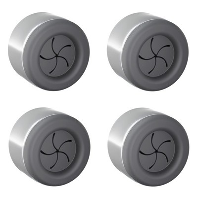 Set of 4 Premium Towel Holders for Bathroom, Kitchen and Household - Stainles...
