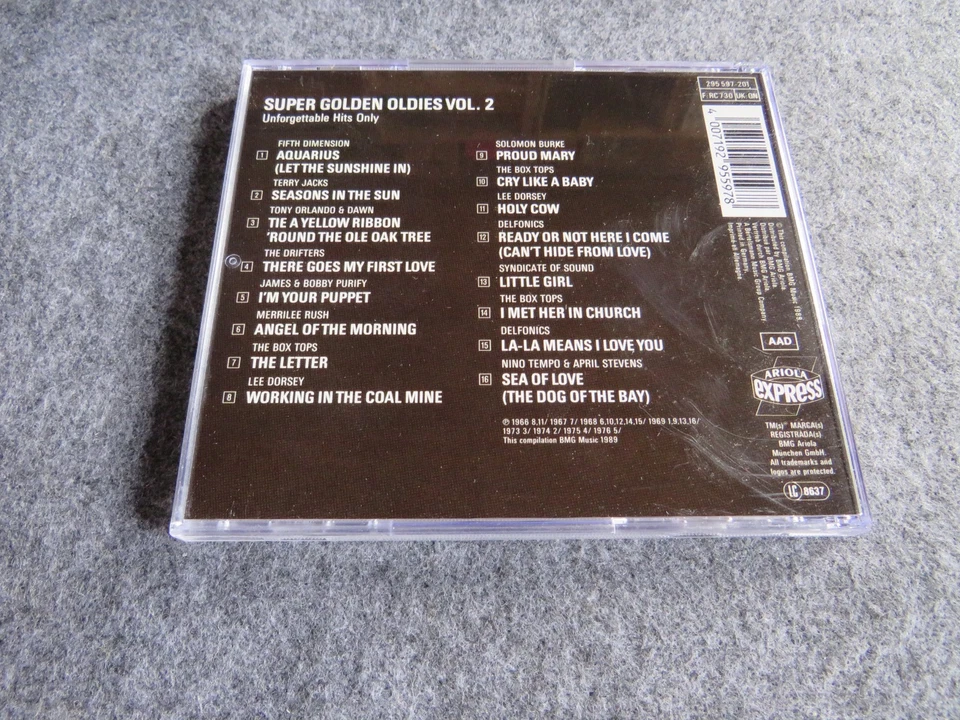 Various Artists - Golden Oldies Vol . 2 ( 1989 ) incl. Box Tops, Terry Jacks - Bild 2 von 3
