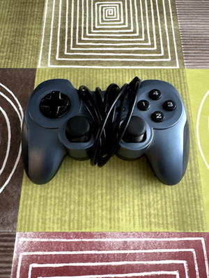 Logitech Dual Action Gamepad Gaming Controller PC Kabel Blau Vibration