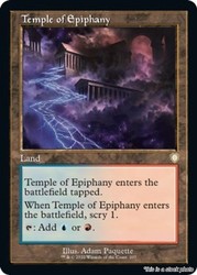 Temple of Epiphany (Retro Frame) #207 Commander: The Brothers' War MTG Rare