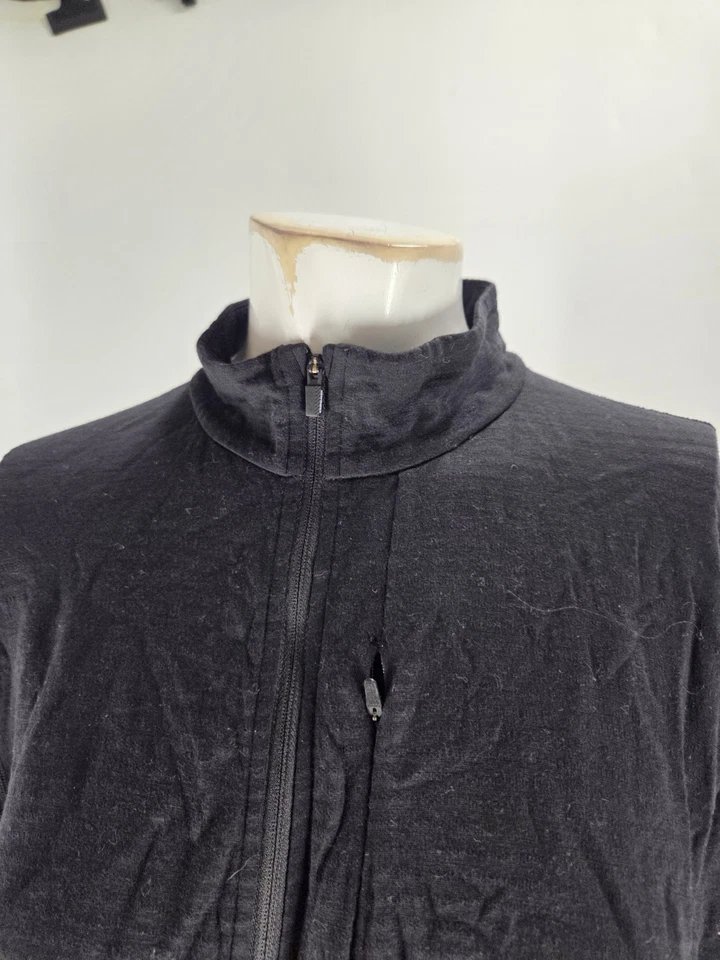 Icebreaker Men's Sweater Extra Large Real Fleece 200 Black 1/2 Zip Lyocell... - Image 3 of 4