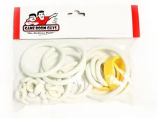 Bally Pyramid Pinball Machine Replacement Repair Rubber Ring Kit White