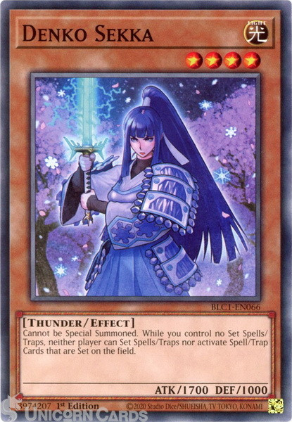 BLC1-EN066 Denko Sekka : Common 1st Edition YuGiOh Card