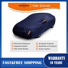 Large Full Car Cover Waterproof Rain Snow Dust Resistant Outdoor Uv Car Cover
