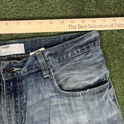 2000s Levi's Silver Tab Loose Baggy Wide Leg Distressed