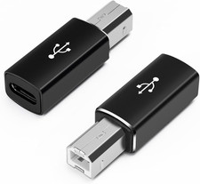 USB C Female to Printer Male Adapter , USB Type C to USB B Convert Connector