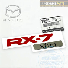 MAZDA RX-7 FD3S Efini 1992-2003 Genuine Rear Emblem RED F100-51-711B 11