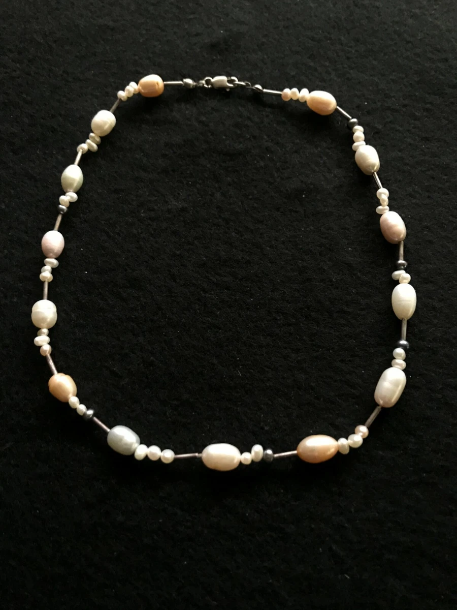 Antique freshwater pearl best sale necklace