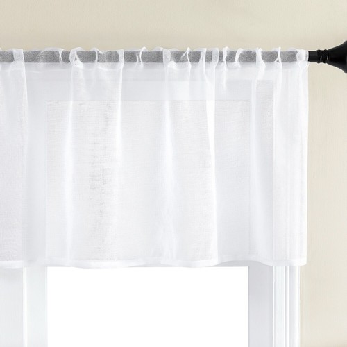 2 Panels White Sheer Voile Chiffon Window Curtains Drapes Bedroom Living Room - Picture 13 of 34