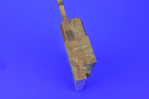 "Plano tuerca de madera antiguo/de colección de 5/8", W. Greenslade, Bristol. - Imagen 2 de 3