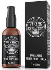 Viking Luxury After-Shave Balm - Soothes Face, Moisturizes - Sandalwood Scent