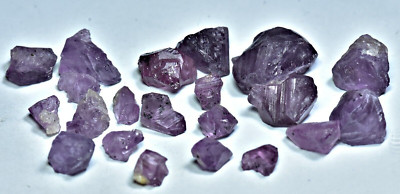35 Carat Rare Natural Fluorescent Pink Spinel Crystals From Badakhshan Afg