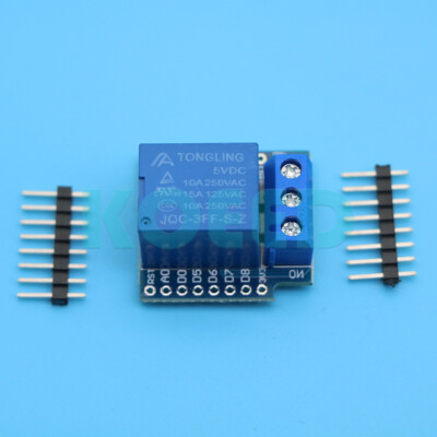 1PCS NEW WeMos D1 Mini DC 5V 1CH Relay For Arduino ESP8266 Development Board