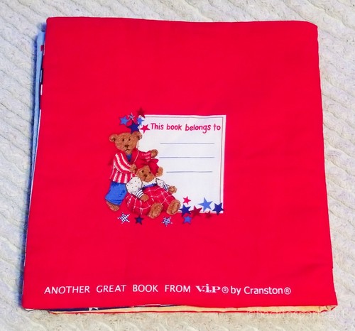 Fabric Baby Book Yankee Doodle Song book V.I.P. Cranston Printworks USA complete - Picture 7 of 9