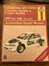 Automotive Repair Manual 1995-1998 Chevy Cavalier Pontiac Sunfire HAYNES 38016