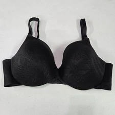 Bali Women Bra 36D Black Concealers Comfort U Back Full-Figure Back Smoothing