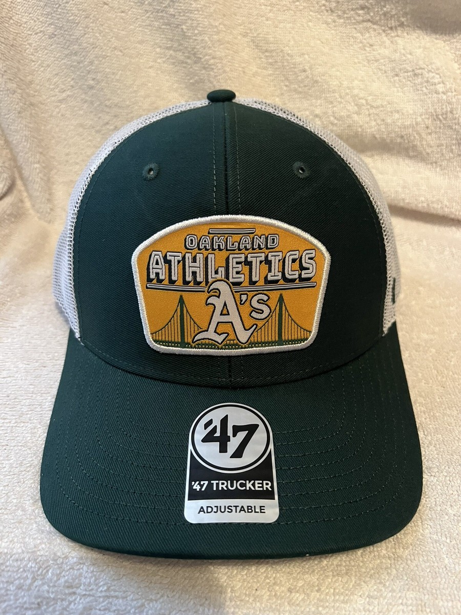 47 Brand Oakland Athletics Region Patch Trucker Adjustable Hat