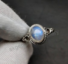 Rainbow Moonstone Ring 925 Sterling Silver Ring Handmade Fine Ring All Size