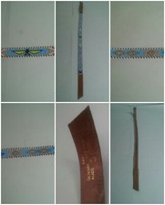 Nice Vintage Navajo Beaded Leather Belt Artwork Thunderbird