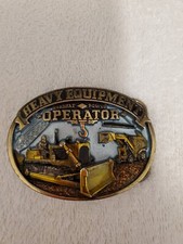 Heavy Equipment Operator Front End Bulldozer 1986 Great American Belt Buckle Co