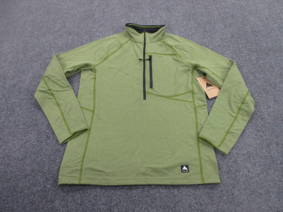 Chaqueta Burton Para Hombre S Verde Rendimiento Deporte Active Tech Pista Elastizada Adulto NUEVA Foto 2 de 4