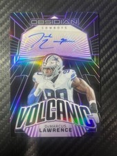2023 Obsidian Football Demarcus Lawrence Volcanic Auto /75 Purple 