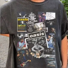 HOT ITEM!! Vinatge Oasis Reunion Unisex Cotton T-Shirt Gift Full Size S-4XL