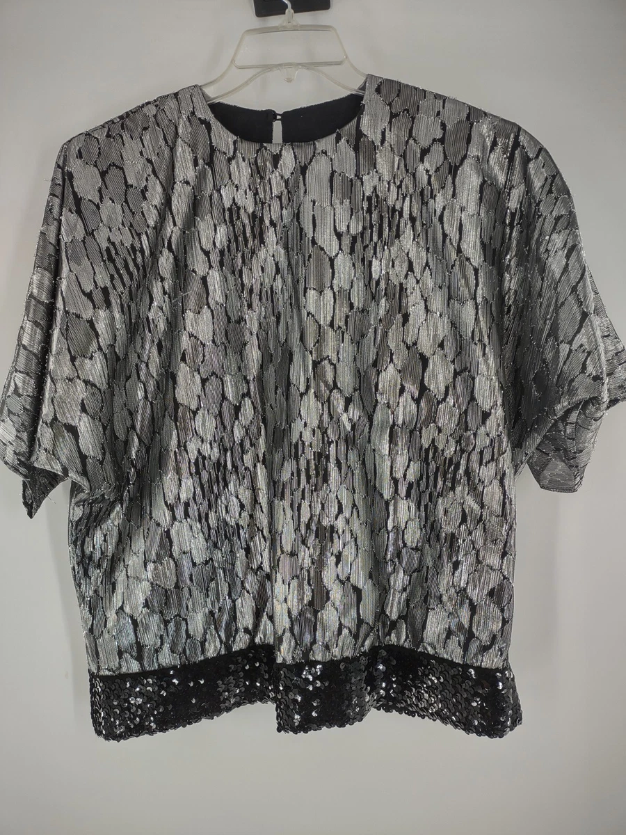 black vintage blouse
