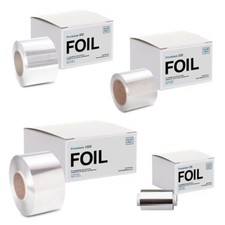  Premium Silver Hair Foil Rolls various sizes - 100m, 250m, 500m, 1000m