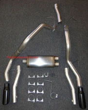 08-13 Ford F250 F350 Catback Dual Exhaust Rear Exit - MaxFlow Muffler