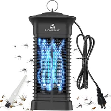 15W Electric Bug Zapper, 4000V Mosquito Killer for Indoor & Outdoor Use