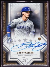 Drew Waters Royals On Card Auto 2023 Topps Five Star Rookie Autograph #FSA-DW RC