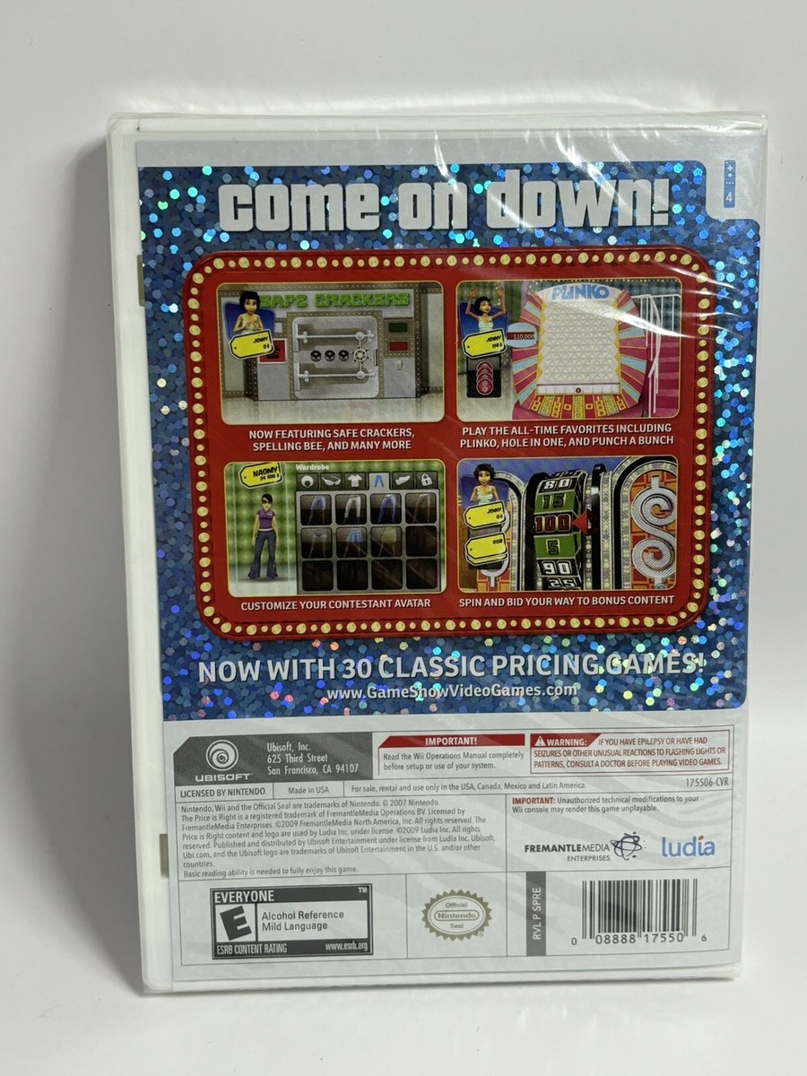 The Price is Right: 2010 Edition Wii Factory Sealed | eBay