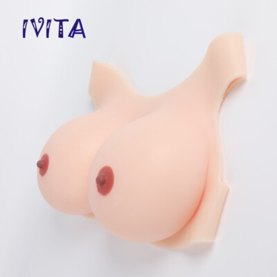 I Cup Silikonbrüste Two Straps TG Drag Queen Full Silicone Filled Breast Forms
