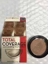 DISCONT BLACK OPAL Total Coverage Concealing Foundation TRULY TOPAZ nib FLAW