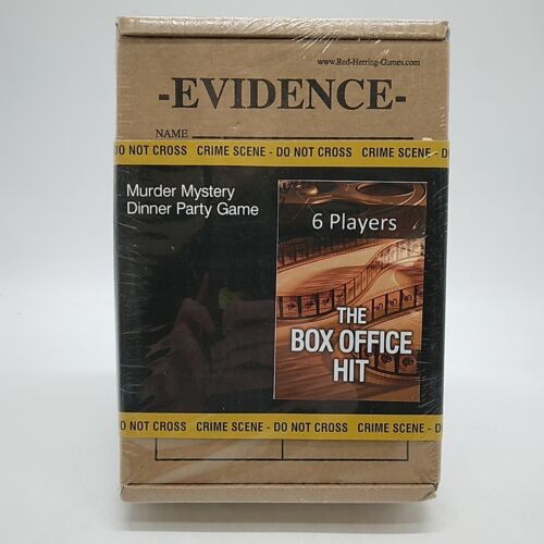 Red Herring - The Box Office Hit - Murder Mystery Party Game - 6 Players