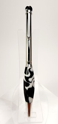 Laban Soho Ballpoint Compact Size Pen White Electric (No Box/Papers)