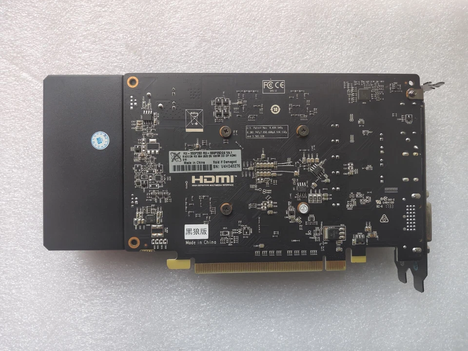 XFX AMD Radeon RX550 2GB GDDR5 PCI-E Graphics Video Card DVI HDMI DisplayPort - Image 2 of 4