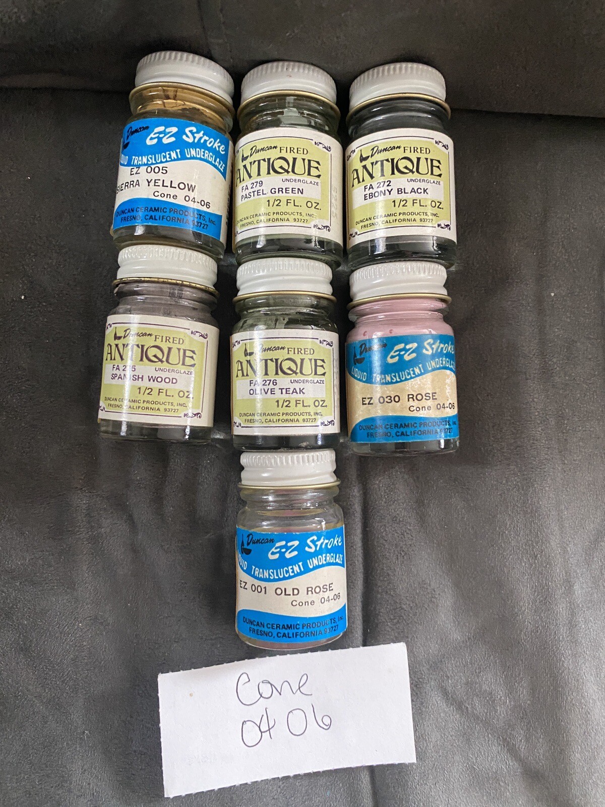 VTG Huge Duncan Ceramic Paints Gloss Glaze & More Variety Types Brands