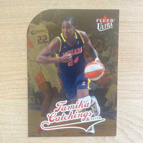 2004 Fleer Ultra WNBA Gold Medallion Tamika Catchings #1 HOF