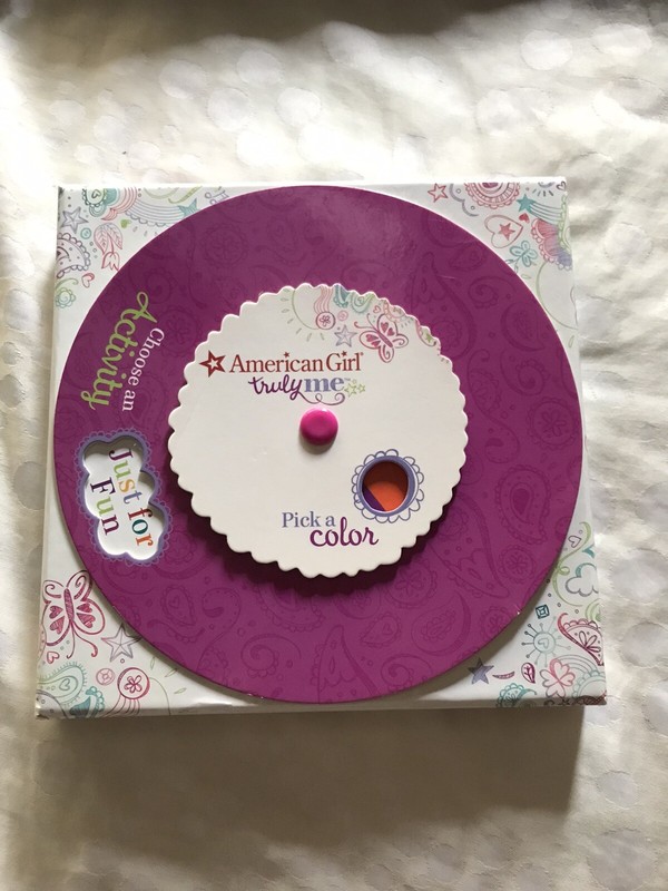 American Girl Truly Me Activity Box Dial Game Wheel Crafts Recipes Advice Play