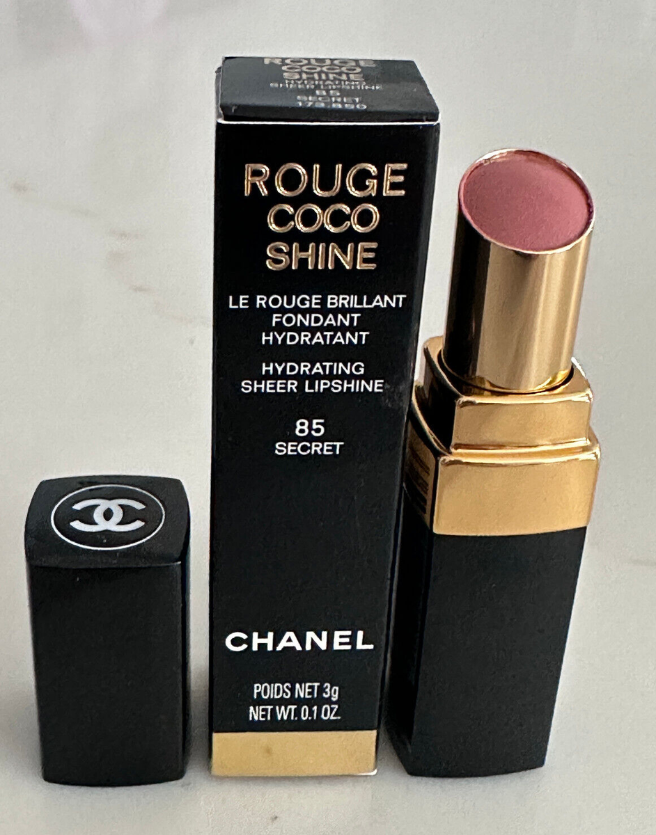 Chanel Rouge Coco Shine Hydrating Sheer Lipshine 85 SECRET | eBay