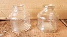 Vintage WATERMANS GLASS 2oz. INK BOTTLES,MADE IN USA-2